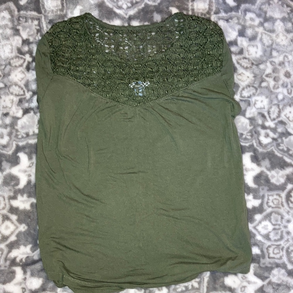 Green tee. Bought from old navy!